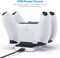 Support de Charge Double Recordio GAZ-GH03 Nouveau pour 5 Manettes