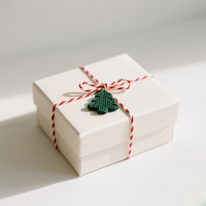 Petits coffrets cadeaux de Noël personnalisables à faible quantité minimale de commande-Conception en deux pièces pour les cadeaux de bijoux, emballage festif - Product Image 1