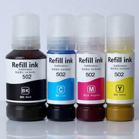 Prix d'usine 502 encre de sublimation pour imprimante à sublimation epson eco ET2750 ET3760 ET3700 ST3000 2751 2756 impression par transfert
