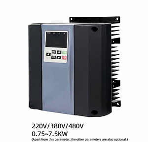 ไดรฟ์ AC 7.5 แรงม้า VFD แบบเฟสเดียวและสามเฟส ตัวแปลงความถี่ 220V 380V IP65 สำหรับคอมเพรสเซอร์และมอเตอร์ PDES 9 ระบบกลไก E - Product Image 2