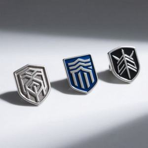 Etiquetas Metálicas Personalizadas con Logotipo, Fabricación de Logotipos para Autos, Etiquetas de Aluminio, Insignias Metálicas para Autos, Mecanizado CNC - Product Image 1