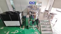 Mélangeur d'émulsifiant crème d'homogénéisation sous vide 200L/homogénéisateur de vinaigrette mayonnaise faisant la machine