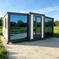 Maison conteneur extensible, résistante aux tremblements de terre et imperméable, garantie 2 ans, fabrication directe, maison préfabriquée moderne.