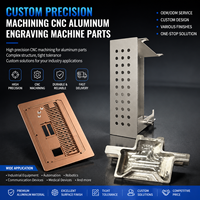 Pièces usinées CNC en aluminium de précision sur mesure, composants de machine de gravure, fabricant OEM, pièces métalliques de haute précision
