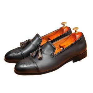 Mocasines de Cuero de Gamuza para Hombre, Primavera Verano, Zapatos Casuales de Cuero con Borlas, Zapatos Retro Sin Cordones para Conducir - Product Image 3