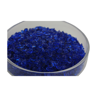 Perles de couleur Déshydratant de gel de silice bleu 2% Bonne boule de cristal de gel de silice
