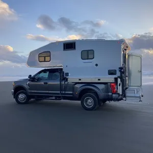 High Quality Full Cassette RV Caravan Truck Camper Made of Fiberglass