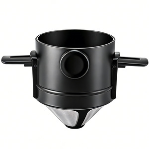 Filtre à café en acier inoxydable Chef Season Show, double couche, pliable, en maille, pour usage domestique ou en café - Product Image 2