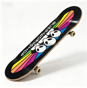 Planche de skateboard en érable canadien 7 plis de 8,0 pouces, rebond élevé, charge maximale 150 kg, graphisme personnalisé, double rocker, vente en gros - Product Image 4