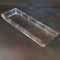 Étagère Moderne Personnalisée en Plastique Transparent, Panneau Pliant, Gravure CNC, Épaisseur 3mm, Pré-assemblée, Présentoirs