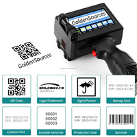 Mesin Pengkodean Inkjet Tanggal Tanggalan Botol Kotak Kantong Kertas Printer Inkjet Genggam Portabel Label Kartu Harga Barcode Nomor Seri