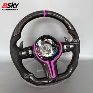 Volante de Fibra de Carbono Resistente al Desgaste, <span class=keywords><strong>Precio</strong></span> al por Mayor, Compatible con <span class=keywords><strong>BMW</strong></span> F20 F22 F30 F11 F13 F87 F80 F90 F39 F25 F15 F16 F26 - Product Image 2