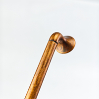 Poignées de porte et poignées de meuble en alliage de zinc bronze antique, style rétro européen simple, pour cuisine, chambre, commode - Durables et faciles à installer