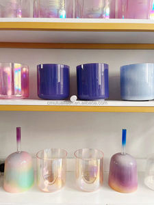 Bols chantants en cristal de quartz transparents de qualité supérieure, prix d'usine, 432Hz/440Hz, pour la guérison sonore des chakras, le yoga et la méditation - Product Image 4