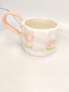 Tasse à lait en céramique Hengfei, motif dessin animé, réutilisable, passe au lave-vaisselle et au micro-ondes, mignonne, faite à la main, pour <span class=keywords><strong>café</strong></span>/thé, maison, <span class=keywords><strong>café</strong></span> - Product Image 3