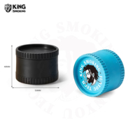 Accessoires pour fumeurs écologiques broyeur d'herbes biodégradables en plastique de chanvre de qualité supérieure broyeur de tabac avec logo personnalisé vente en gros