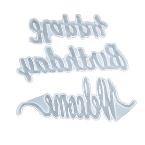 DIY Bienvenido Feliz cumpleaños frase <span class=keywords><strong>de</strong></span> bendición inglés cristal gotas <span class=keywords><strong>de</strong></span> pegamento <span class=keywords><strong>molde</strong></span> listado número colgar el número <span class=keywords><strong>de</strong></span> casa <span class=keywords><strong>molde</strong></span> <span class=keywords><strong>de</strong></span> silicona - Product Image 2