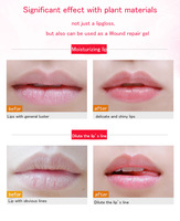 Gloss à lèvres magique rose 7 jours pour les lèvres foncées pour le maquillage permanent