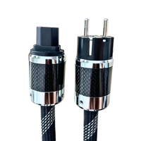 Vente chaude HI-End Pur Cuivre US Cordon D'alimentation Câble Audiophile Cordon D'alimentation CableUS Plug Avec Figure 8 IEC C7 IEC Câble D'alimentation HIFI