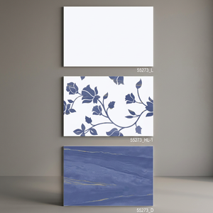 Carreaux de mur en céramique numérique de haute qualité 300x450mm 30x45cm conception de fleurs d'intérieur de salle de bain brillante pour la qualité d'utilisation du centre commercial extérieur - Product Image 1