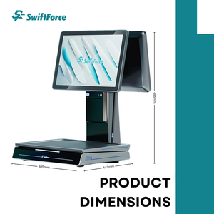 Bilancia Elettronica Digitale con Schermo Touch da 15,6 Pollici, <span class=keywords><strong>Registratore</strong></span> <span class=keywords><strong>di</strong></span> <span class=keywords><strong>Cassa</strong></span> con Bilancia POS Android - Product Image 2