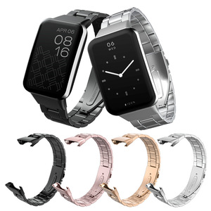 ShanHai Pour <span class=keywords><strong>Xiaomi</strong></span> <span class=keywords><strong>Mi</strong></span> Bande <span class=keywords><strong>7</strong></span> Pro Métal Sangle Milanese Acier Inoxydable Bracelet Bracelet pour miband <span class=keywords><strong>7</strong></span> pro <span class=keywords><strong>mi</strong></span> band7 pro Sangle - Product Image 3
