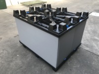 Boîte de conteneurisation en PP texturé pliable et empilable modèle AISTEK Dubaï avec une capacité de 300-500 kg