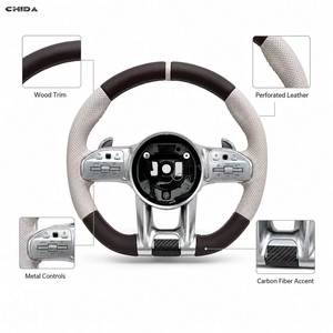 Convient pour <span class=keywords><strong>Mercedes</strong></span> <span class=keywords><strong>E200</strong></span> E260 E300 E43 E53 E63 W212 W213 W214, mise à niveau du volant de haute qualité - Product Image 2