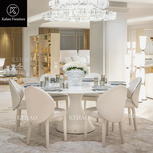 Ý sang trọng phòng ăn đồ nội thất vòng bàn ăn ghế tối giản đá cẩm thạch tự nhiên hiện đại cao cấp Thiết kế bàn ăn - Product Image 3