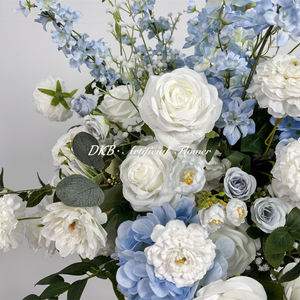 DKB - Centro de Mesa con Bola de Rosas Artificiales para Decoración de Bodas, Arreglo Floral Realista Multicolor - Product Image 5