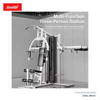 Station d'entraînement multifonctionnelle commerciale à double câble