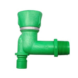 Grifo de Agua de Plástico PP ABS para Lavabo, DN15 1/2'', con Tapa Cuadrada, Precio al por Mayor - Product Image 1