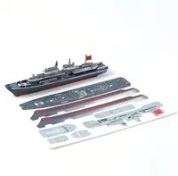 Nouveau modèle de vente en gros d'ornement d'entreprise Puzzle 3d Modèle de jouet de bateau pour enfants Puzzles en bois 3d