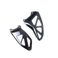 AISKA Carbono 100% Real 3K Fibra de Carbono Seca Protector de Talón para Motocicleta Suzuki GSX-R 1000 GSXR1000 2017-2026