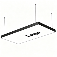 Boîte à lumière LED mince personnalisable et dimmable pour atelier de réparation automobile 4S, lampe de plafond étanche surdimensionnée à film souple pour ateliers
