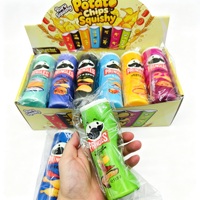 Jouet Squishy Alimentaire en PU à Remontée Lente, Anti-stress, Réaliste (Croustille, Fromage, Beurre), Jouet à Presser, Cadeau Nouveauté, Vente en Gros