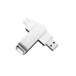 Clé USB rotative en métal 2 To, double usage USB 2.0/3.0/Type-C, qualité sonore sans perte 64 Go pour voiture - Product Image 4