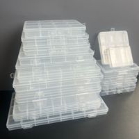 Boîte de rangement à bijoux pliable multifonctionnelle en PP de qualité supérieure avec grille fixe pour bagues, boucles d'oreilles, colliers et accessoires de coupe