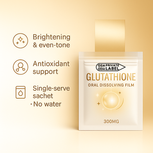 OEM ODM fabrieks prijs Glutathion oraal oplosbaar film collageen snoepfilm supplement huidverlichtende orale mondfilm - Product Image 5