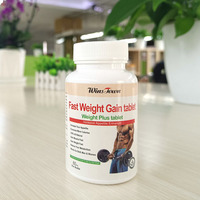 Comprimé Prise de Poids Rapide Weight Plus, Stimulant d'Appétit pour Homme, Gélules pour Prise de Masse Musculaire, Poudre Protéinée