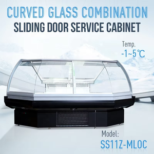 Vitrinas refrigeradas de temperatura única con congelador de nevera comercial de alta calidad con puertas de vidrio - Product Image 5