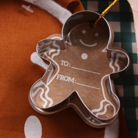 BespritGift Kit de cuisson de biscuits en pain d'épice créatif Ensemble de cuisine fantaisie personnalisé Ensemble de cadeaux de Noël pour la promotion de Noël