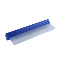Herramienta de Limpieza de Vidrios con Cepillo Raspador de Silicona Integrado para Paneles de Automóviles y Ventanas