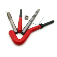 AVIC-Flight M5 Kit unique de 88 pièces d'outils de réparation de filetages OEM, pour l'insertion de ressorts filetés, manuel, en HSS, avec mallette rigide universelle 1