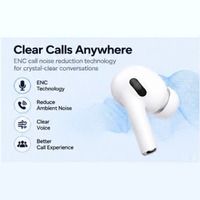 Écouteurs sans fil TWS en vrac 5.3 ANC avec étui de charge, sans emballage de vente au détail, OEM disponible