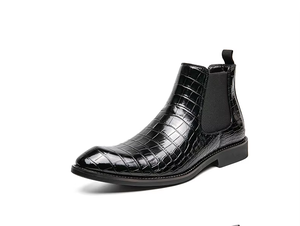 Bottes <span class=keywords><strong>Chelsea</strong></span> de luxe élégantes et confortables à <span class=keywords><strong>plateforme</strong></span> plate, pour l'hiver et l'été, souples, montantes à la cheville, imperméables, rehaussantes - Product Image 5
