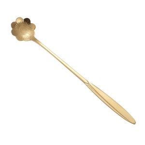 Cuchara de corazón con diseño de flor de cerezo y rosa, mango largo, agitador de café, regalo para nido de pájaro y miel - Product Image 5