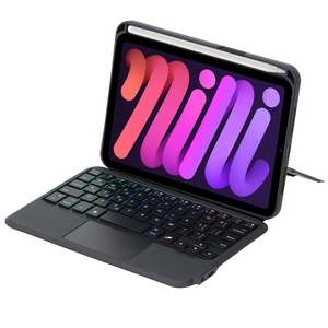 Nuova Custodia Tastiera Wireless Magic Full-Size per <span class=keywords><strong>iPad</strong></span> <span class=keywords><strong>Mini</strong></span> 7/A17 Pro <span class=keywords><strong>Mini</strong></span> 6 8.3" con Supporto Flottante a Sbalzo e Touchpad Retroilluminato RGB - Product Image 1