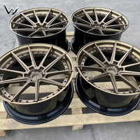 Nuevas Llantas de Aleación de Aluminio Forjado de 2 Piezas, Diseño Cóncavo en Y, Color Bronce Gunmetal, de 18-22 Pulgadas, Ajuste Universal para SUVs, 3 Años de Garantía