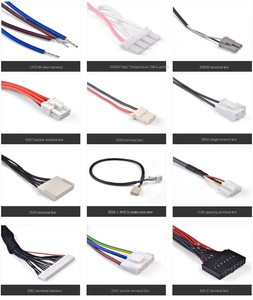 SH-32 工厂定制 5mm 1.5mm XH2.5 JST 1007 24AWG 彩色 6P 橡胶护套线束电缆组件 12V - Product Image 5
